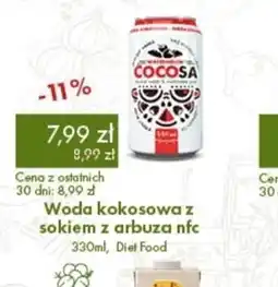 Organic Farma Zdrowia Woda kokosowa z sokiem z arbuza nfc oferta