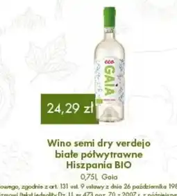 Organic Farma Zdrowia Wino semi dry verdejo oferta