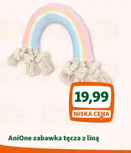 Maxi Zoo AniOne zabawka tęcza z liną oferta