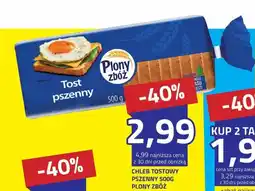Chleb tostowy pszenny plony zbóż
