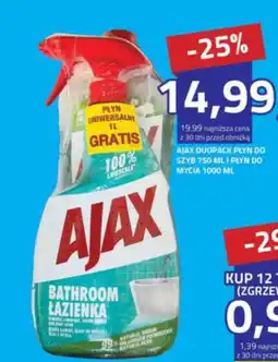 Hildebrandt Ajax duopack płyn do szyb i płyn do mycia oferta