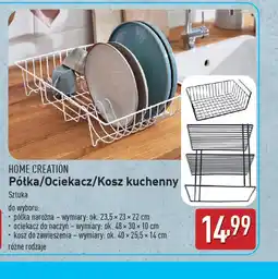 ALDI Home Creation PŁka/Ociekacz/Kosz kuchenny oferta