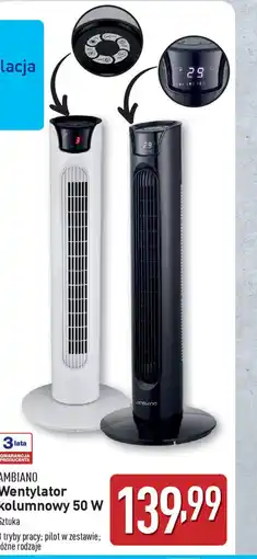 ALDI Ambiano Wentylator kolumnowy 50 W oferta