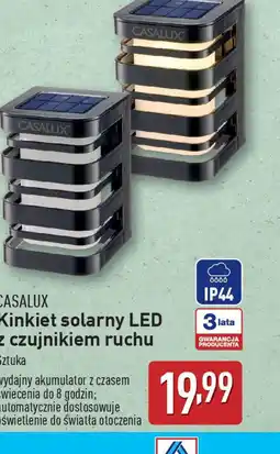 ALDI Casalux Kinkiet solarny LED oferta