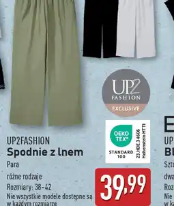 ALDI UP2Fashion Spodnie z lnem oferta
