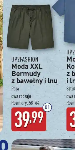 ALDI UP2FASHION Moda XXL Bermudy oferta