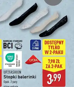 ALDI UP2Fashion Stopki balerinki oferta