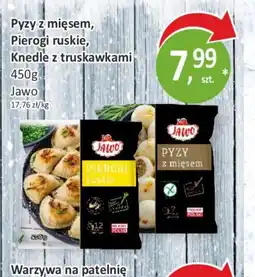 Passa Pyzy z mięsem, Pierogi ruskie, Knedle z truskawkami Jawo oferta