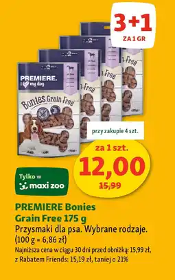 Maxi Zoo PREMIERE Bonies Grain Free oferta
