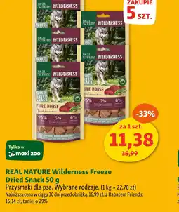 Maxi Zoo Real Nature Wilderness Freeze Dried Snack oferta