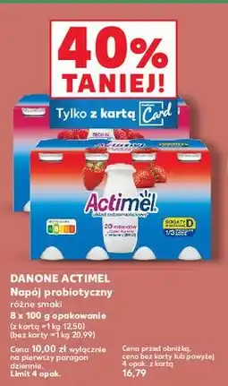 Kaufland Jogurt malina Danone Actimel oferta