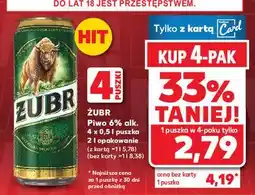 Kaufland Piwo Żubr 1768 oferta