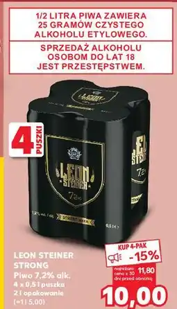 Kaufland Piwo Leon Steiner Strong oferta