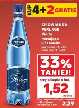 Kaufland Woda musująca Cisowianka Perlage oferta