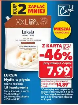 Kaufland Mydło w płynie cotton milk & provitamin b5 Luksja Creamy Soft oferta