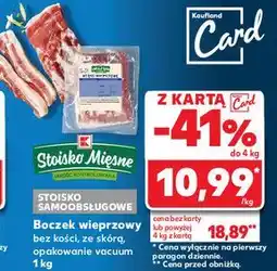 Kaufland Boczek wieprzowy bez żeber ze skórą Stoisko Mięsne oferta