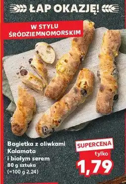 Kaufland Bagietka z oliwkami kalamata i białym serem oferta
