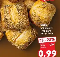 Kaufland Bułka z ziarnami i makiem oferta