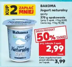 Kaufland Jogurt naturalny gęsty Bakoma Naturalny oferta