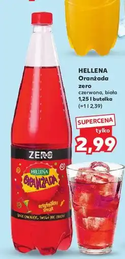 Kaufland Oranżada biała zero Hellena oferta