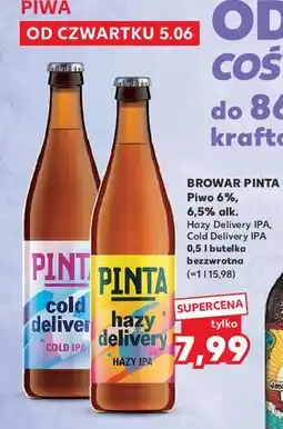 Kaufland Piwo hazy delivery ipa Pinta oferta