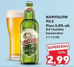 Kaufland Piwo Namysłów Pils oferta