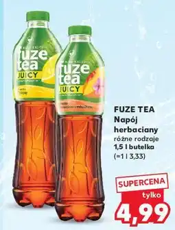 Kaufland Napój black ice tea peach hibiscus Fuzetea oferta