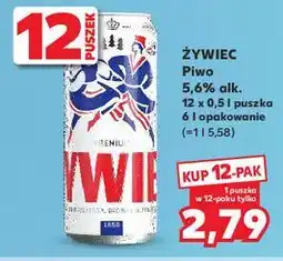 Kaufland Piwo Żywiec Jasne Pełne oferta