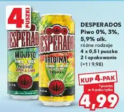 Kaufland Piwo Desperados Lemon 0.0% oferta