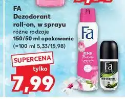 Kaufland Dezodorant Fa Men Sport Energy Boost oferta