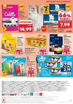 Kaufland Karma dla psa z wołowiną i warzywami Pedigree oferta