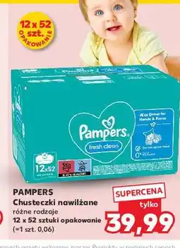 Kaufland Chusteczki nawilżane Pampers Fresh Clean oferta
