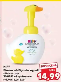 Kaufland Pianka do mycia twarzy i rąk kaczuszka Hipp Babysanft oferta