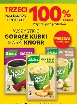 Kaufland Krem z kury grzankami Knorr Gorący Kubek oferta