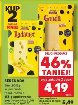 Kaufland Ser gouda w plastrach Serenada oferta