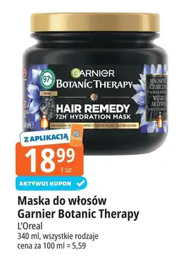E.Leclerc Maska do włosów węgiel aktywny Garnier Botanic Therapy oferta