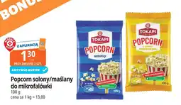 E.Leclerc Popcorn do mikrofalówki maślany Wiodąca Marka Tokapi oferta