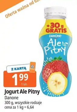 E.Leclerc Jogurt banan-truskawka Danone Ale Pitny oferta