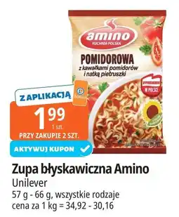 E.Leclerc Zupa pomidorowa z kawałkami pomidorów i natką pietruszki Amino oferta