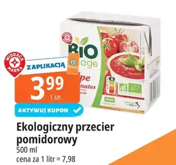 E.Leclerc Przecier pomidorowy Wiodąca Marka Bio Village oferta