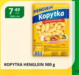 Eurocash Cash & Carry Kopytka Henglein oferta