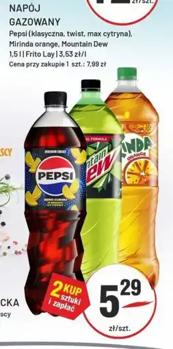Sedal Napój gazowany Pepsi, Mirinda, Mountain Dew oferta