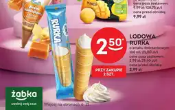 Żabka Lodowa rurka o smaku śmietankowym 100ml Nordis oferta