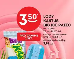 Żabka Lody Kaktus Big Ice Patec na patyku 75ml oferta