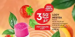 Żabka Lody Nestea Peach 99ml oferta