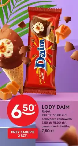 Żabka Lody Daim Rożek 100ml oferta