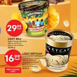 Żabka Lody grycans śmietankowe z pistacjami oferta