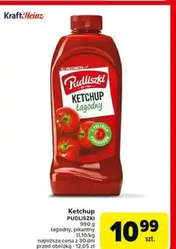 Carrefour Ketchup pikantny Pudliszki oferta