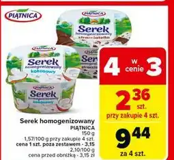 Carrefour Serek homogenizowany straciatella Piątnica oferta