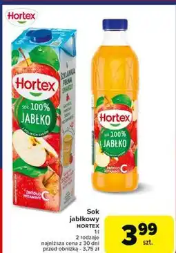 Carrefour Sok jabłkowy 100% Hortex oferta